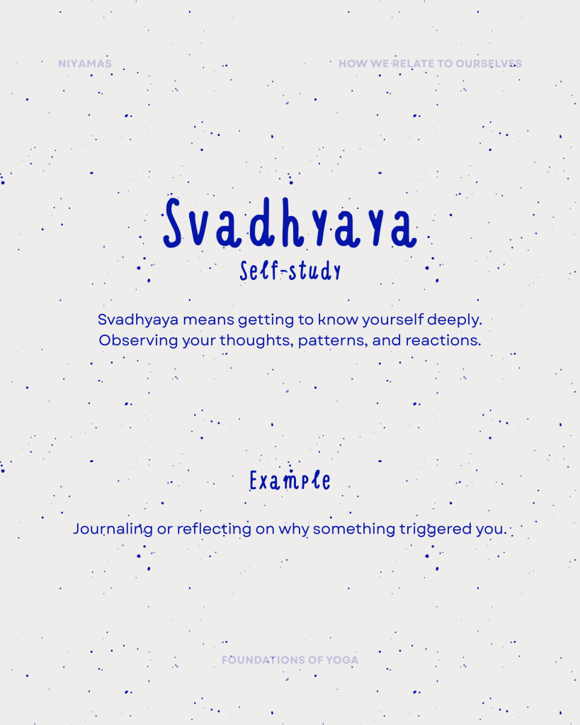 Simple guide to Yamas and Niyamas in yoga philosophy with practical life examples by Kristiana Pinne