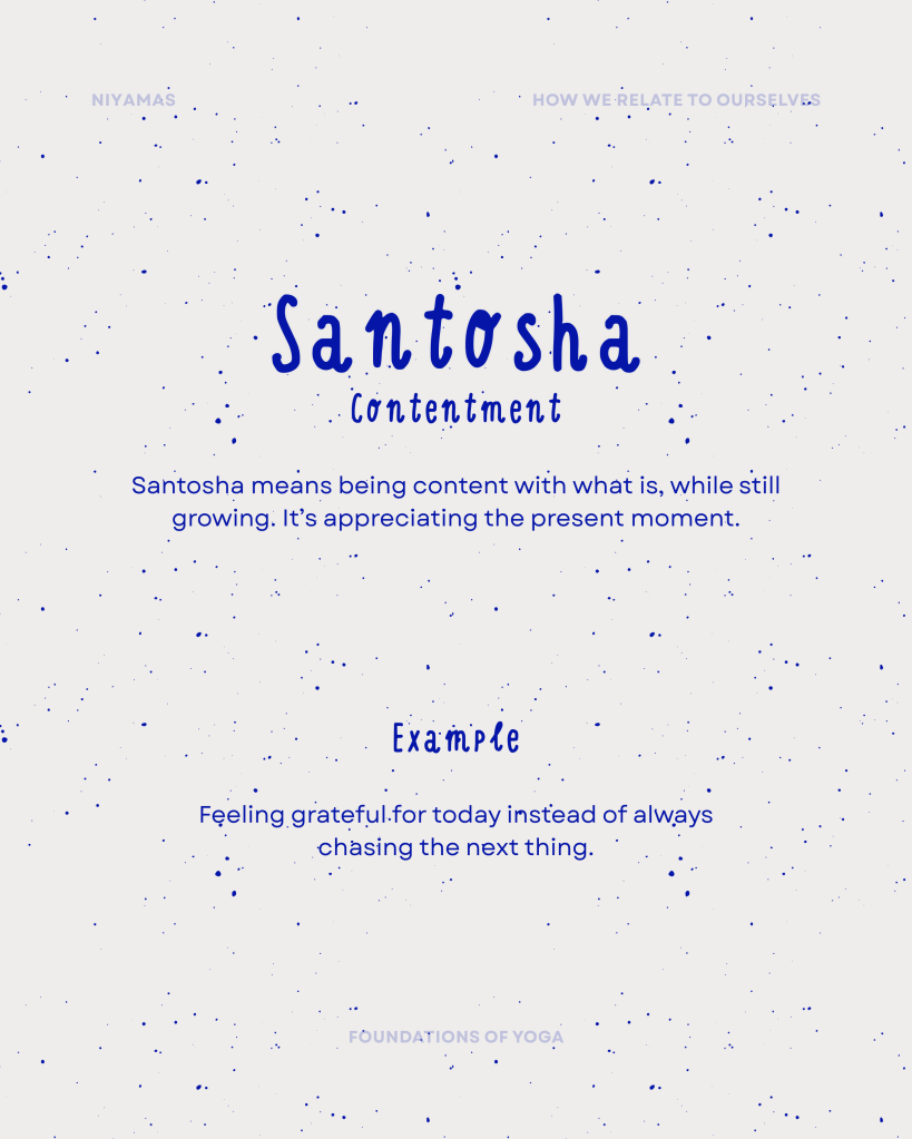 Simple guide to Yamas and Niyamas in yoga philosophy with practical life examples by Kristiana Pinne